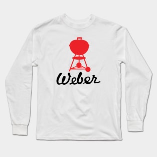 Grill Giants Weber Classic Vintage Red Kettle Long Sleeve T-Shirt